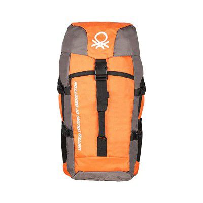 United Colors of Benetton 50 Ltrs Orange Rucksack (0IP6BPR01C01I)