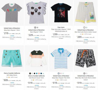 United Colors of Benetton Baby-Boy Minimum 70% Off | Starts ₹219