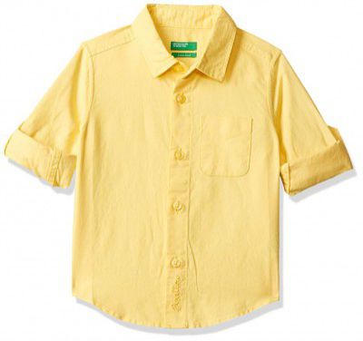 United Colors of Benetton Baby Boys Plain Regular fit Shirt