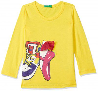 United Colors of Benetton Baby-Girls Regular Fit T-Shirt