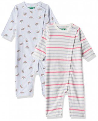 UNITED COLORS OF BENETTON Baby-Girls Rompers