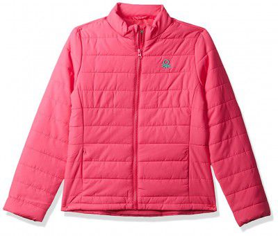 United Colors of Benetton Girls Quilted Regular fit Jacket