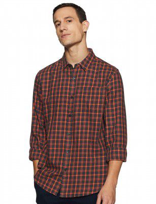 United Colors of Benetton Mens Checkered Slim fit Casual Shirt
