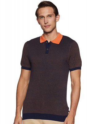 United Colors of Benetton Mens Striped Regular Fit Polo