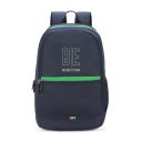 UNITED COLORS OF BENETTON Ming Polyester 25L Non 4 Compartment Laptop Backpack For Unisex - Navy...