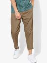 United Colors of Benetton Regular Fit Men Brown Trousers...