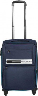 United Colors of Benetton Small Cabin Luggage (50 cm) - Soft Luggage - Blue