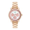 United Colors of Benetton Women Pink Round Brass Dial Analogue Watch- UWUCL0503...