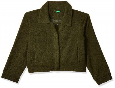 United Colors of Benetton Womens Quilted Jacket (19A2SH1E3657I_901_XL_Brown_X-Large
