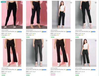 United Denim Women's Jeans @ ₹269