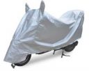 Universal Body Cover with Mirror Pocket for Bike (Silver)...