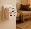 Universal Charger Adapter 224+ Countries Support Travel Adapter International All in One Worldwide International Travel Adapter (White)...