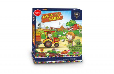 UNIVERSITY of OXFORD Veggie Vendor Puzzle, Jigsaw Floor Puzzle, for Kids 3+