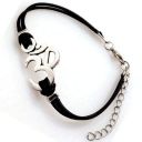University Trendz India Yoga OM Hindu Buddhist Bracelet, Silver OM Women/Men Religious Symbol Bracelet ...
