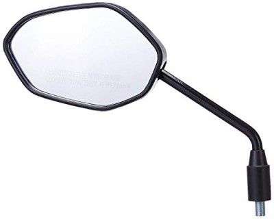 Uno Minda RV-4004L Shatterproof Glass Rear View Mirror-Left Hand For Honda Shine