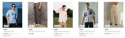 Unrl Men's Clothing upto 79% off | starting Rs.299