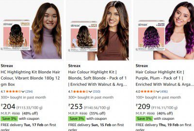 UP TO 48% OFF | Streax Hair Colour