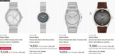 UP TO 70% OFF | Calvin Klein Watches