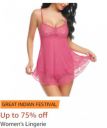 Up to 75% off @ Women's Lingerie...