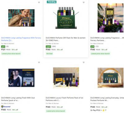 UP TO 78% OFF |  Duchman Eau De Parfum Starts at Rs 129