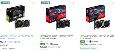 Flipkart: Up to 86% OFF ON MSI Graphic Cards