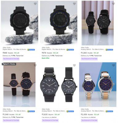Up to 80% Off on Allen Solly Watches | For Men & Women