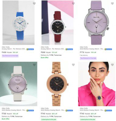 Up to 78% Off on Allen Solly Watches | For Women