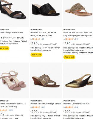UP TO 85% OFF |  Marie Claire Footwear