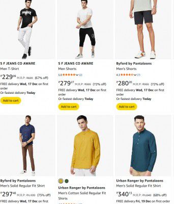 UP TO 80% OFF Pantaloons Clothing | For Men