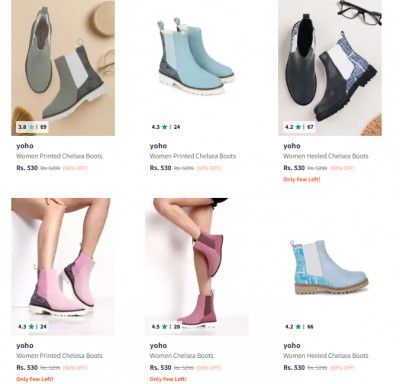 UP TO 90% OFF On Yoho Womens Footwear | Starts At ₹336