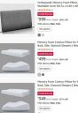 UP TO 90% OFF | Orthopaedic Memory Foam Pillow...