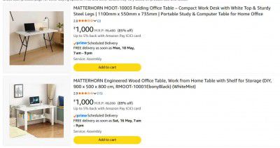 Up to 91% off on Matterhorn Furniture