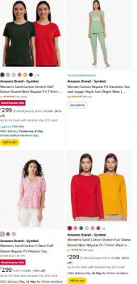 UP TO 91% OFF ON Symbol Women's Clothing