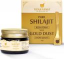UPAKARMA Shilajit Gold Resin 10g | Contains 24K Gold | Natural Strength & Stamina Booster...