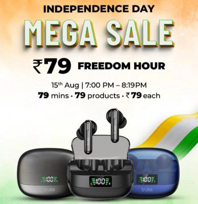 Upcoming Loot at 7 PM Truke Earbuds at 79/-