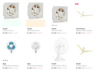Upto 50% Off On Branded Fans + Extra 20% Off 