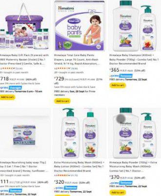 UP TO 60% OFF - Himalaya Baby Products