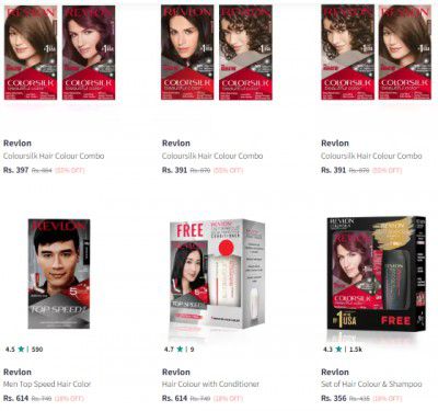 Upto 55% Off On Revlon Hair Colour