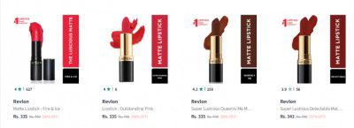 Upto 58% Off On Revlon Lipsticks 