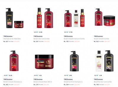 Myntra : Upto 68% Off on Tresemme Hair Care Product
