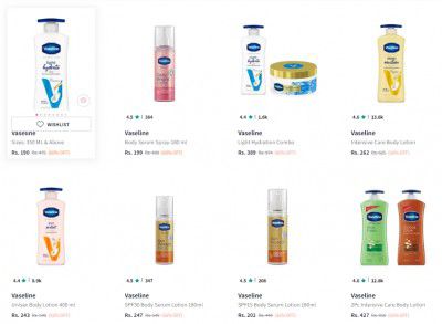 Upto 71% OFF | Vaseline Skin Care Product
