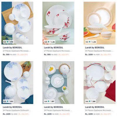 Myntra : Upto 61% Off On Borosil Home And Kitchen Accessories + Flat ₹200 Off On Min. ₹899 On Coupon Code