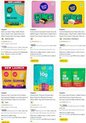 UP TO 70% OFF - Yogabar Supplements