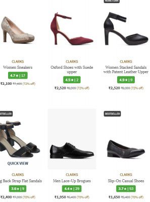 Ajio: UP TO 80% OFF | Clarks Women's Footwear