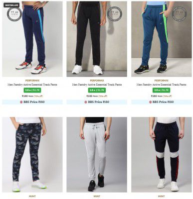 [ All Brand ] Upto 83% Off On Men's Joggers