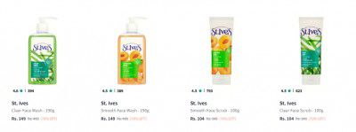Upto 70% Off St. Ives Beauty Products