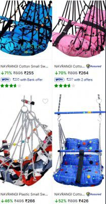 UPTO 71% OFF - Navrangi Hammock Swings