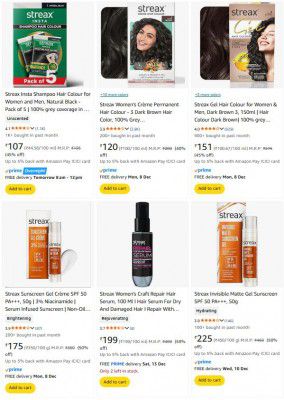 UPTO 58% OFF - Streax Hair Care Products