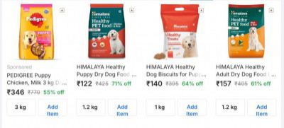 Upto 71% Off On Pet Food