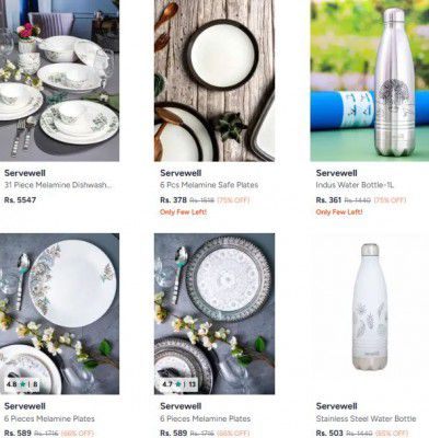 Upto 75% OFF - Servewell Kitchen Products 